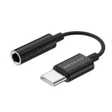 Адаптер Breaking AUX USB-C Черный 3.5мм