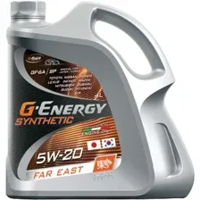 Моторное масло G-Energy Synthetic Far East 5W-20 4л