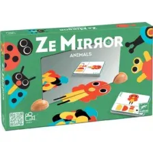 Развивающая игра Djeco Educational Wooden Games Животные в отражении / DJ06483