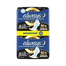 Прокладки гигиенические Always Ultra Ночные Экстра защита 5 (12 шт)