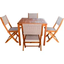 Комплект садовой мебели National Tree Company из акации TP4098 (5 предметов)