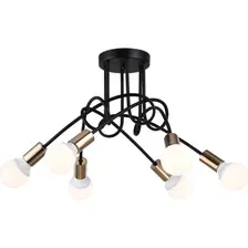 Люстра Ambrella Traditional TR80419/5 BK/GD (черный/золото)