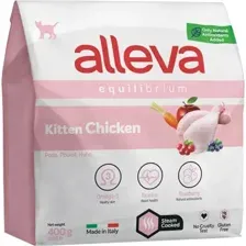 Корм для котят Alleva Эквилибриум, с курицей, 400 г