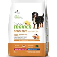 Сухой корм для собак Trainer Для средних и крупных пород с чувствит. пищеварением с лососем 3 кг