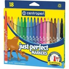 Набор фломастеров Centropen Just Perfect, 2510 1885, 18 цветов