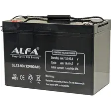 Аккумулятор лодочный тяговый ALFA 90 А·ч 
