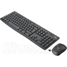 Комплект клавиатура и мышь Logitech MK295 (графит)