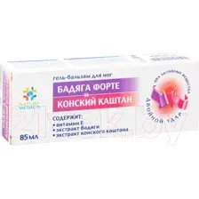Гель для ног Natura Medica Бадяга форте и Конский каштан (85мл)