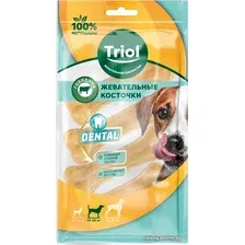 Лакомства Triol DENTAL, косточки жевательные, 12,5 см, 105 г