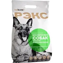 Сухой корм для собак Рэкс Для средних и крупных пород старше года 5 кг