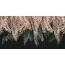 Фотообои листовые Citydecor Magic Пальмовые листья с оттенком (бежевый-серый, 500x260)